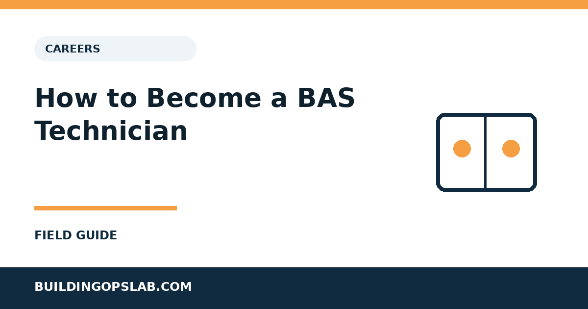 How to become a BAS technician career roadmap