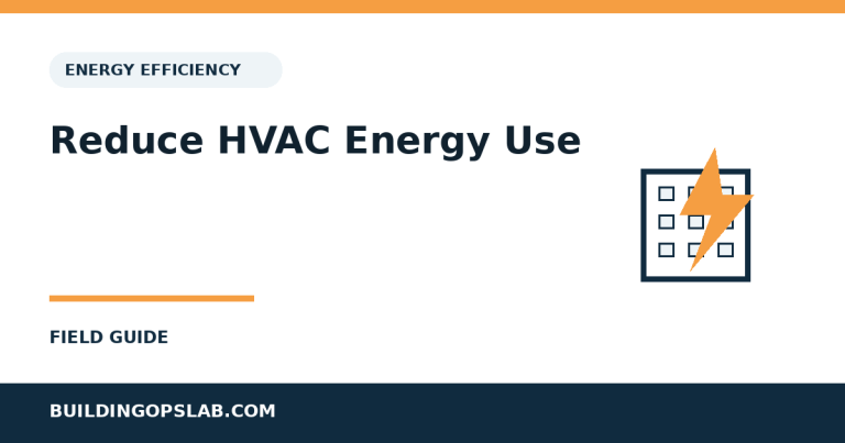 Ways to reduce HVAC energy use in commercial buildings